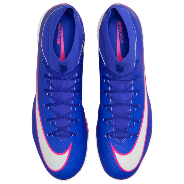 Nike Zoom Superfly 10 Academy IC - Men's - White/Racer Blue - Image 4