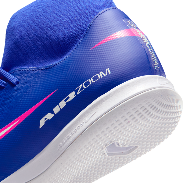 Nike Zoom Superfly 10 Academy IC - Men's - White/Racer Blue - Image 8