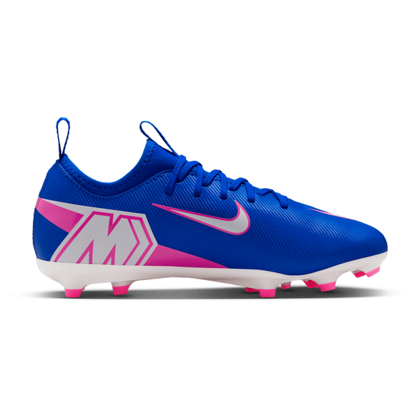 Nike JR Zoom Vapor 16 Academy FG/MG - Boys' Grade School - Racer Blue/White