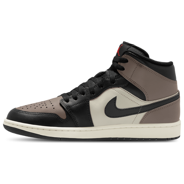 Jordan AJ 1 Mid - Men's - Black/Palomino/Phantom - Image 2