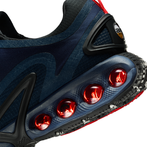 Nike Air Max DN Roam - Men's - Obsidian/Mtlc Silver/Chile Red - Image 8
