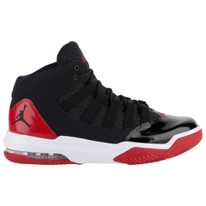 Jordan Max Aura - Men's - Black/Black/Gym Red