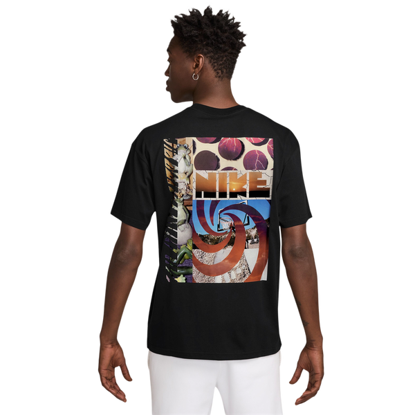 Nike NSW M90 Open T-Shirt - Men's - Black/Multi - Image 2