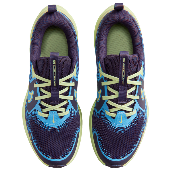 Nike Cosmic Runner - Boys' Grade School - University Blue/Light Liquid Lime/Dark Raisin - Image 4