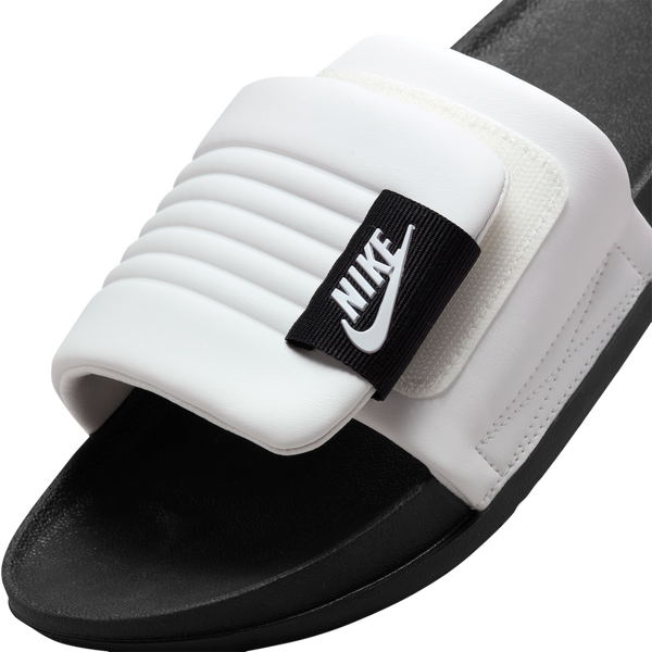 Nike Offcourt Slides - Men's - Summit White/Summit White/Black - Image 3