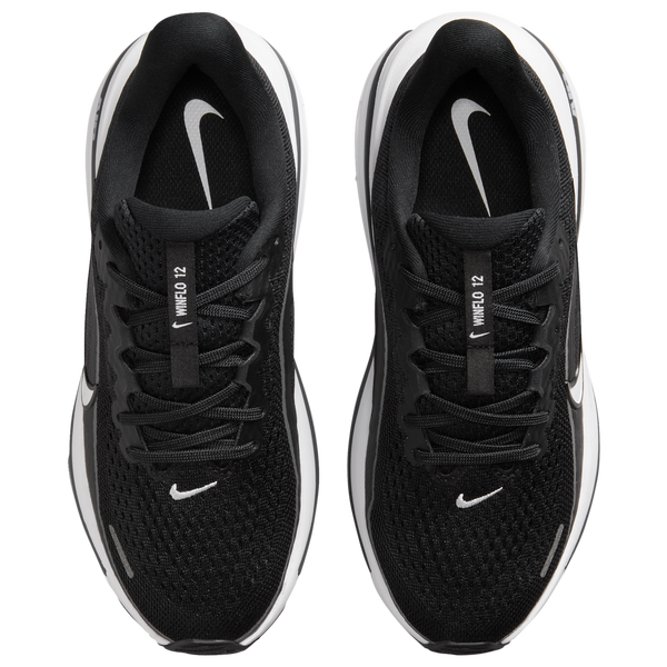 Nike Air Winflo 12 - Boys' Grade School - Black/Wolf Grey/White - Image 4