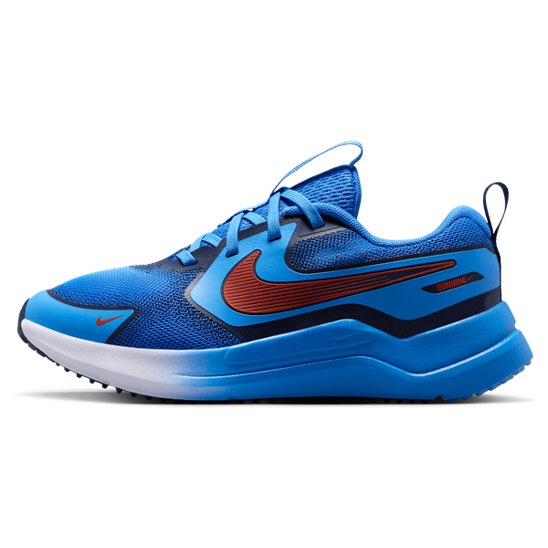Nike Cosmic Runner Swoosh - Boys' Grade School - Blue Crystal/Picante Red/Midnight Navy - Image 2