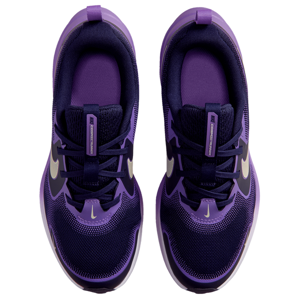 Nike Cosmic Runner Swoosh - Boys' Grade School - Blackened Blue/Coconut Milk/Bright Violet - Image 4