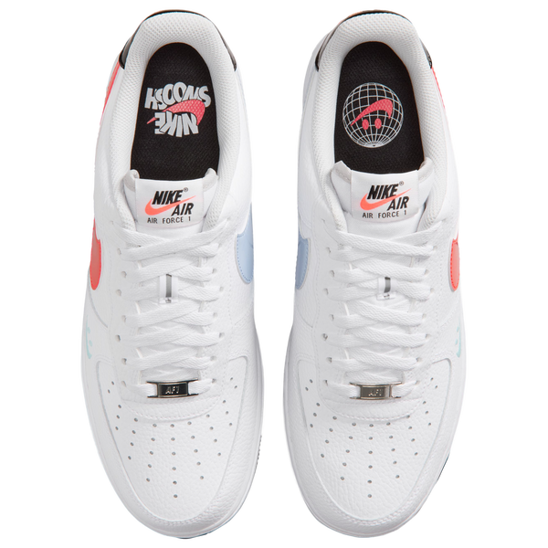 Nike Air Force 1 '07 - Men's - White/Black/Flash Crimson - Image 4