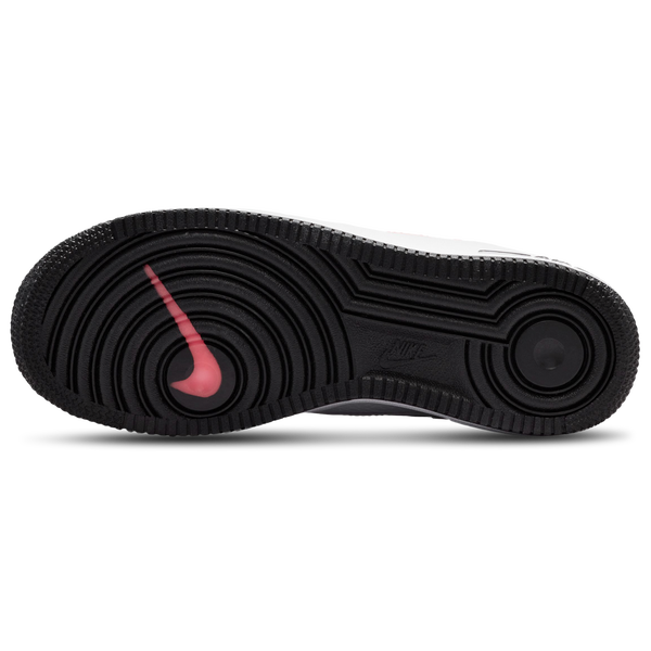 Nike Air Force 1 - Boys' Grade School - Black/White/Flash Crimson - Image 5