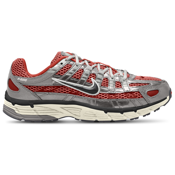 Nike P-6000 SE MET - Men's - Dune Red/Black/Metallic Silver