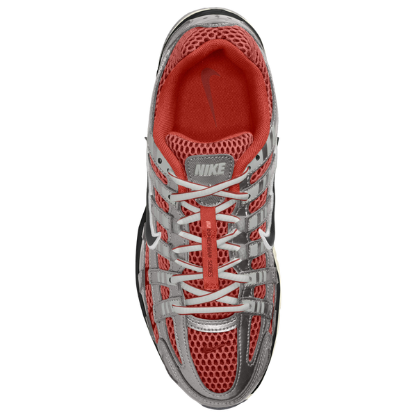 Nike P-6000 SE MET - Men's - Dune Red/Black/Metallic Silver - Image 3