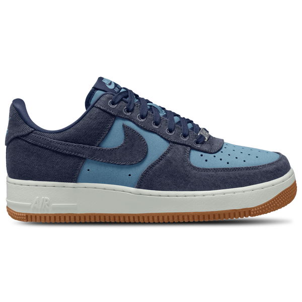 Nike Air Force 1 '07 LV8 - Men's - Summit White/Navy/Worn Blue