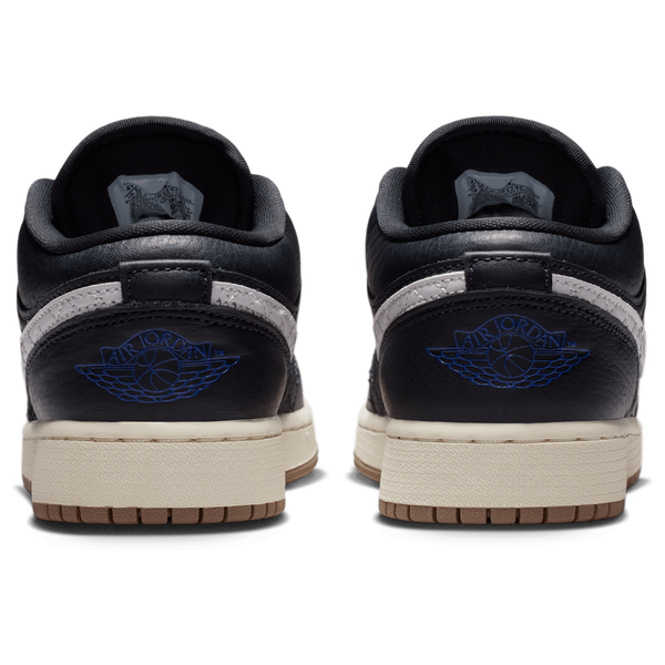 Jordan Air Jordan 1 Low SE - Boys' Grade School - Off Noir/University Red/Sail - Image 3
