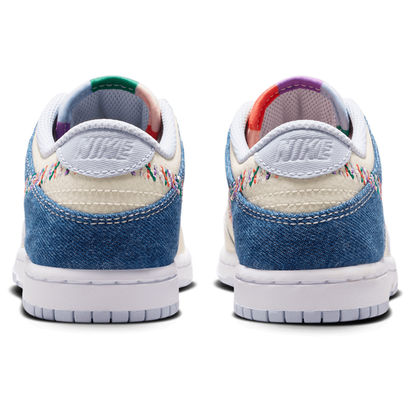Nike Dunk Low - Boys' Preschool - Soft Pearl/Multicolor - Image 3