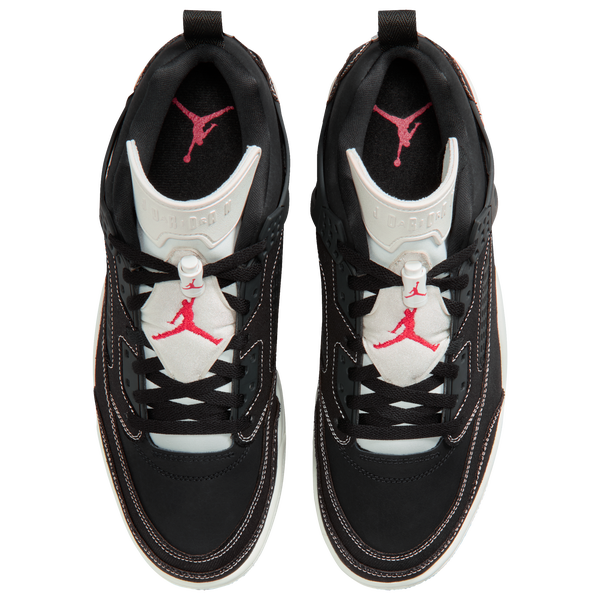 Jordan Spizike Low - Men's - Black/Sail/Univ Red - Image 4