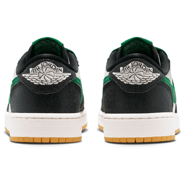 Jordan AJ 1 Retro Low OG - Boys' Grade School - Phantom/Green/Black - Image 3