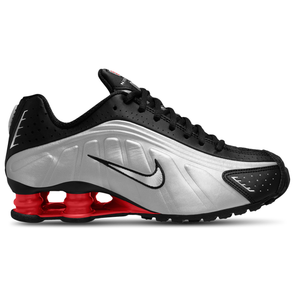 Nike Shox R4 - Women's - Black/Metallic Silver