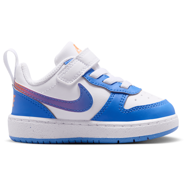 Nike Court Borough Low - Boys' Toddler - Bright Violet/White/Blue Crystal