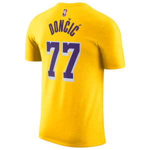 Nike Lakers Name & Number T-Shirt - Men's - Yellow