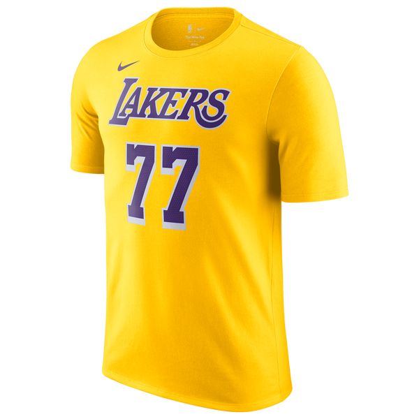Nike Lakers Name & Number T-Shirt - Men's - Yellow - Image 2