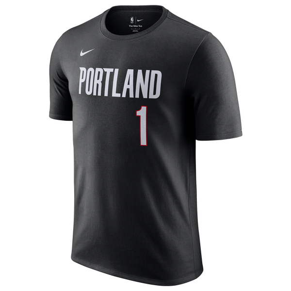 Nike Trail Blazers Name & Number T-Shirt - Men's - Black