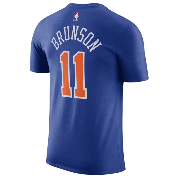 Nike Knicks Name & Number T-Shirt - Men's - Blue/Blue