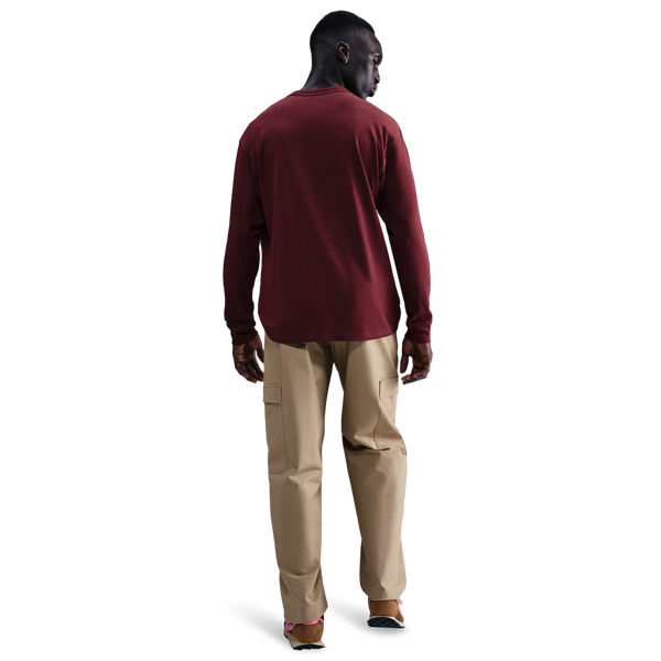 Nike NSW Premium Essential L/S - Men's - Dark Team Red - Image 4