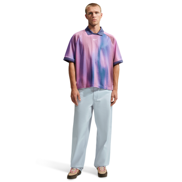 Nike Dri-Fit Jacquard Jersey Top - Men's - Lt Magenta - Image 3