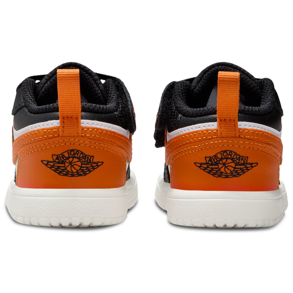 Jordan AJ 1 Low Alt - Boys' Toddler - Black/Orange - Image 3