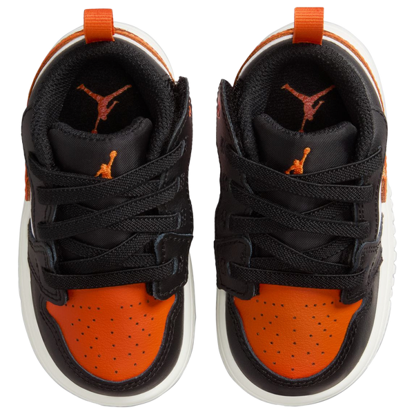 Jordan AJ 1 Low Alt - Boys' Toddler - Black/Orange - Image 4