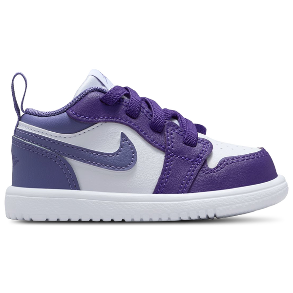 Jordan AJ 1 Low - Girls' Toddler - Dusty Amethyst/Court Purple