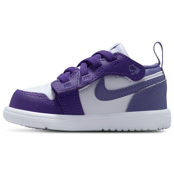 Jordan AJ 1 Low - Girls' Toddler - Dusty Amethyst/Court Purple - Image 2
