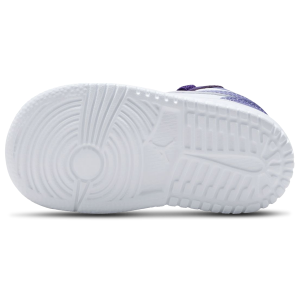 Jordan AJ 1 Low - Girls' Toddler - Dusty Amethyst/Court Purple - Image 5