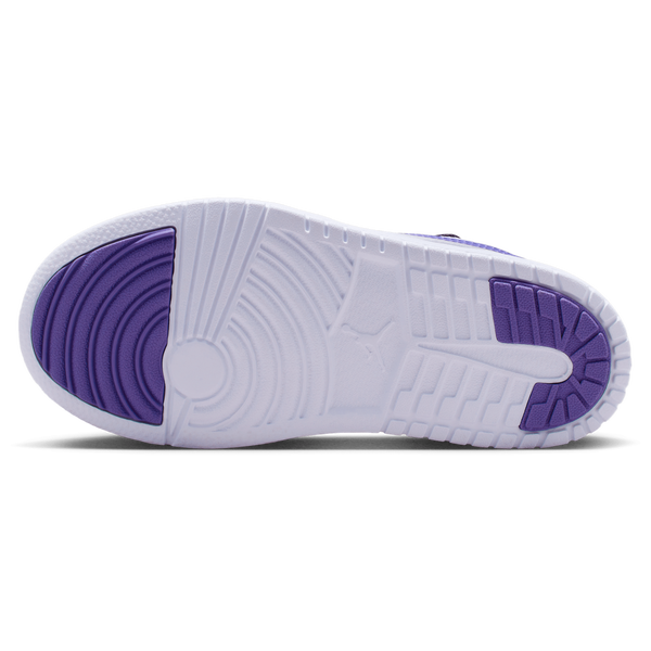 Jordan AJ 1 Low - Girls' Preschool - Court Purple/Dusty Amethyst - Image 5