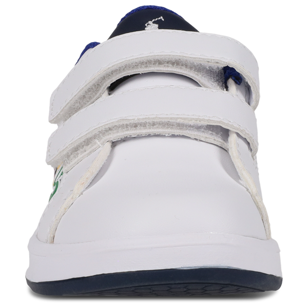 Polo Heritage Court IV Graphic Ez - Girls' Toddler - White/Multi - Image 2