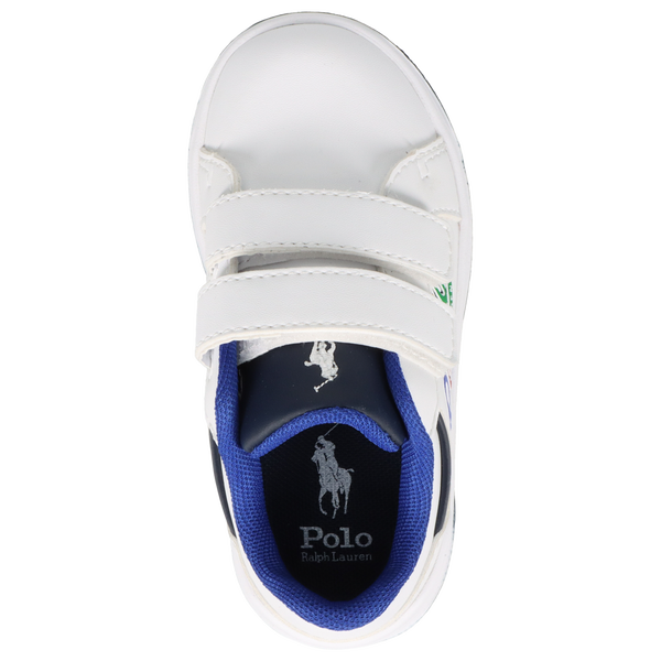 Polo Heritage Court IV Graphic Ez - Girls' Toddler - White/Multi - Image 4
