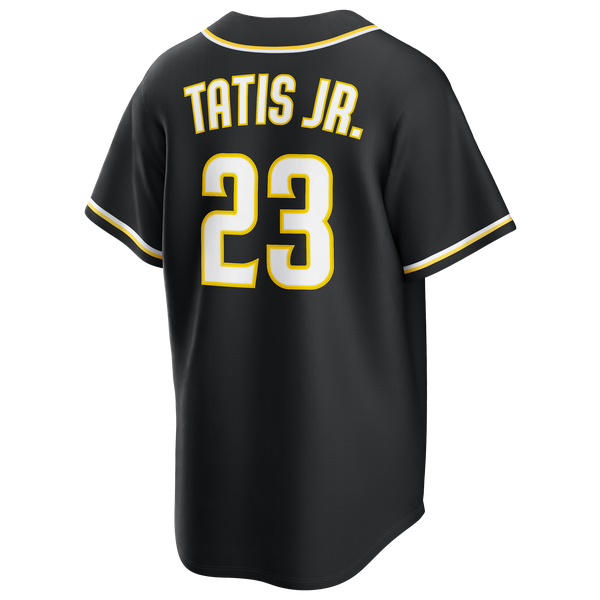 Nike MLB San Diego Padres Fashion Replica Jersey - Men's - Black - Image 2