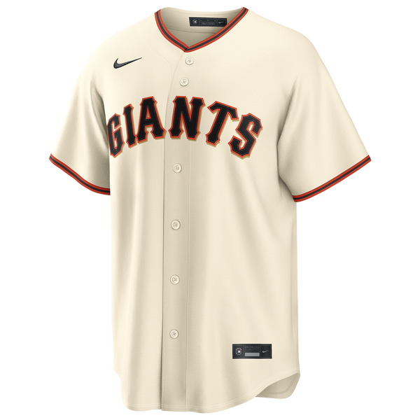 Nike MLB San Francisco Giants Home Replica Jersey - Men's - Wheat - Image 2