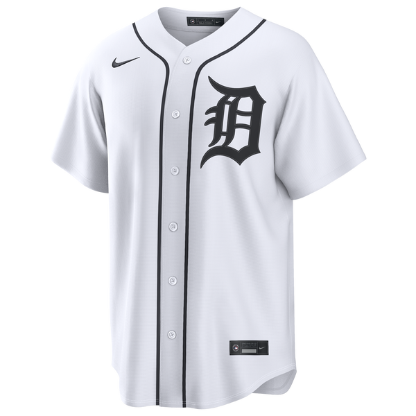 Nike MLB Detroit Tigers Home Replica Jersey - Men's - White - Image 2