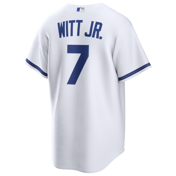 Nike Kansas City Royals Home Replica Jersey - Men's - White - Image 3