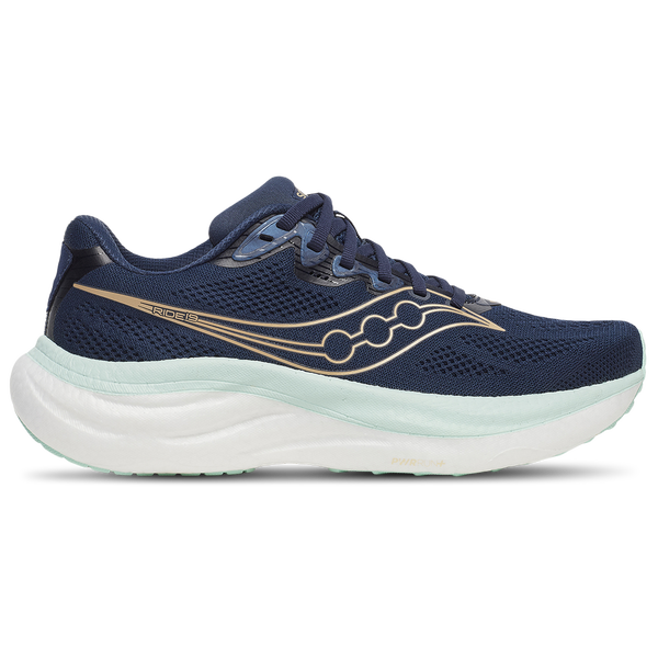 Saucony Ride 19 - Women's - Navy/Aqua