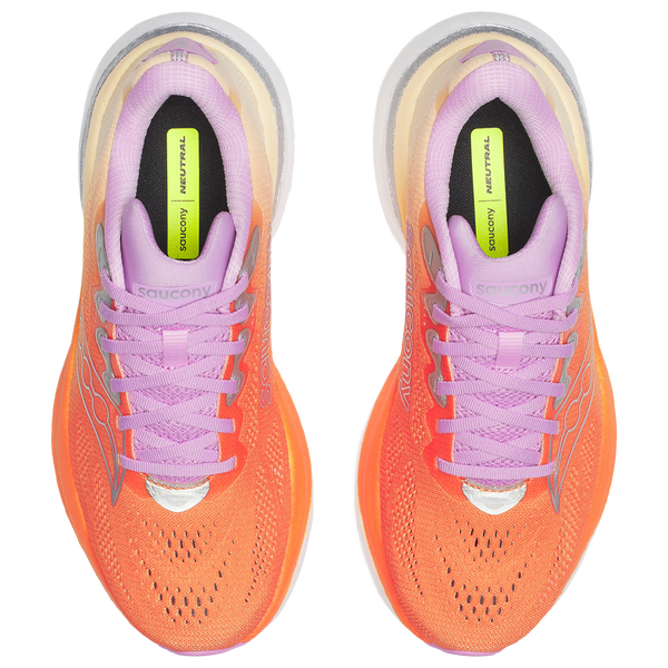 Saucony Ride 19 - Women's - Fire/Orchid - Image 4