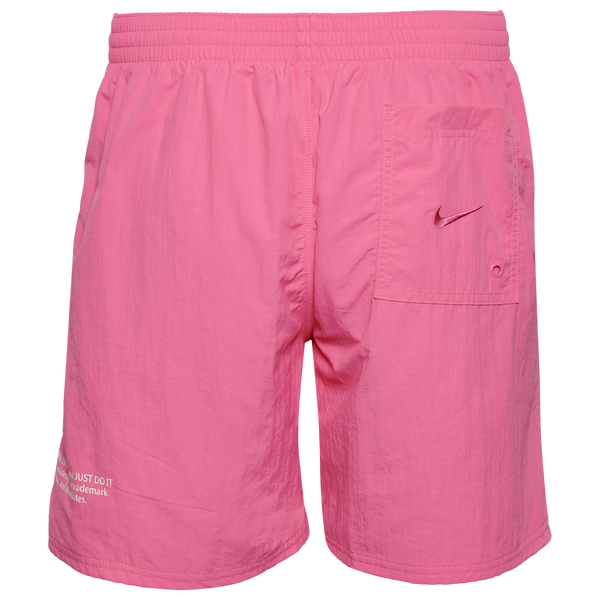 Nike Specs 7" Volley Shorts - Men's - White/Pinksicle - Image 4
