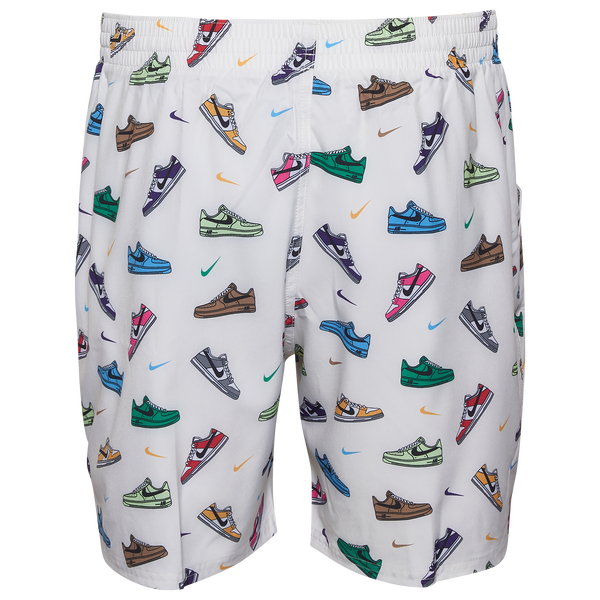Nike 7" Volley Shorts - Men's - Volt/Sail - Image 4