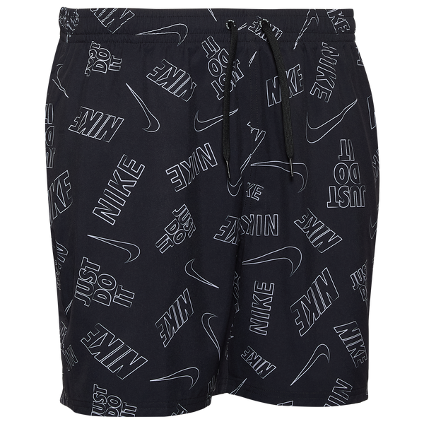 Nike 7" Volley Shorts - Men's - Black/Black - Image 3