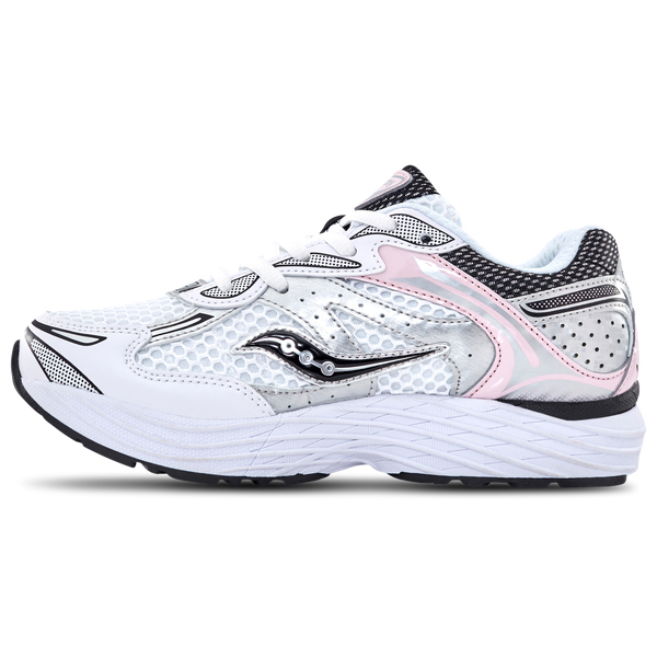Saucony Omni 9 - Girls' Grade School - Silver/Pink - Image 2