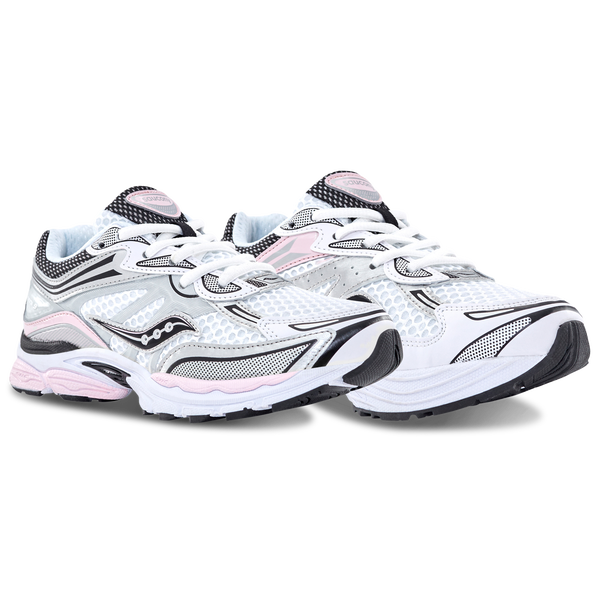 Saucony Omni 9 - Girls' Grade School - Silver/Pink - Image 6