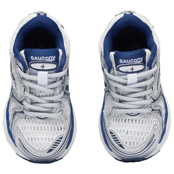 Saucony Triumph 4 - Boys' Toddler - White/Navy - Image 4