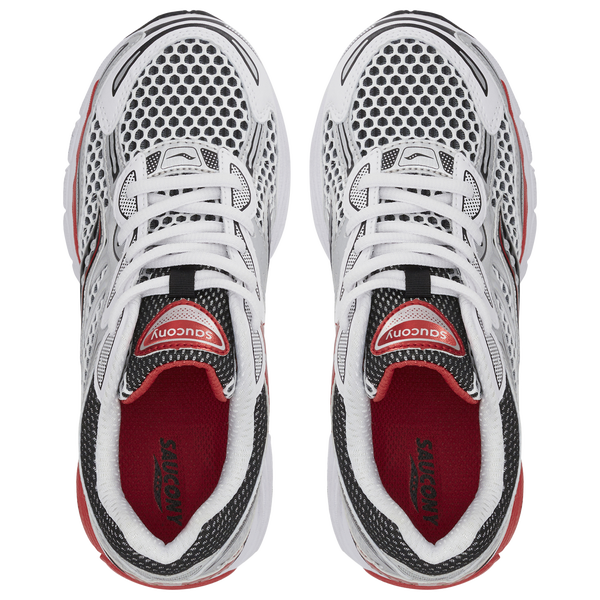 Saucony Omni 9 - Boys' Grade School - White/Red - Image 4